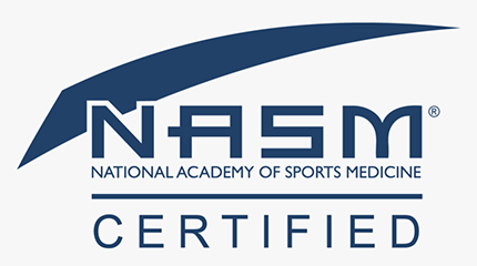Well-trained trainers train with, and are certified by, the National Academy of Sports Medicine