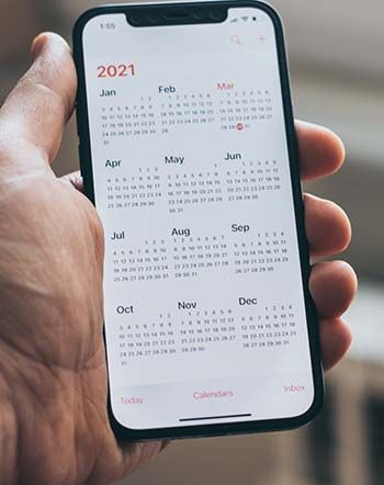 More fitness in less time, calendar time, looking at a calendar
